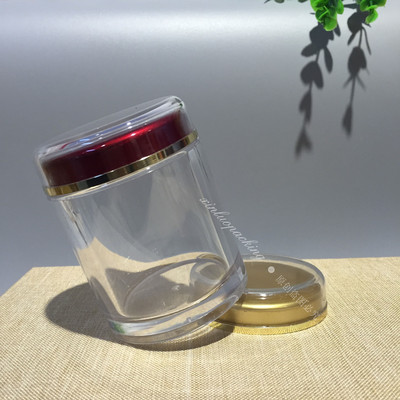 透明亚克力瓶 灵芝粉海参人参石斛塑料瓶保健品熊胆包装瓶