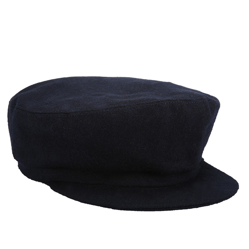 Sombrero de lana de mediana edad y ancianos 2020 Otoño e invierno nuevo sombrero de hombre retro octogonal sombrero a prueba de frío regalo cálido para papá