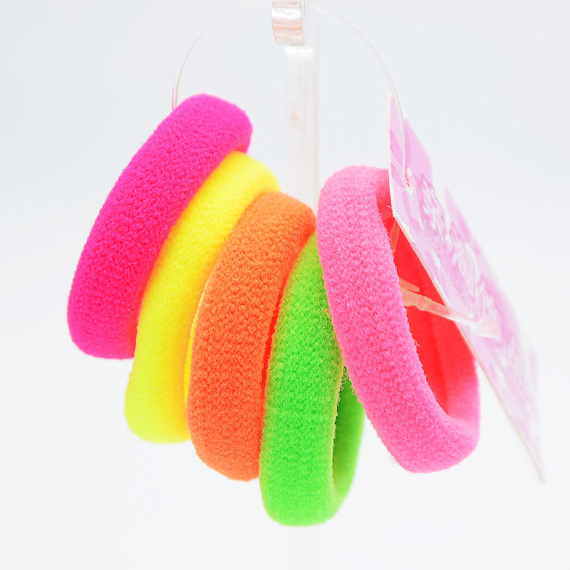 拉不断儿童发圈毛巾圈无缝皮筋批发时尚皮筋 头发发绳头绳 高弹力|ms