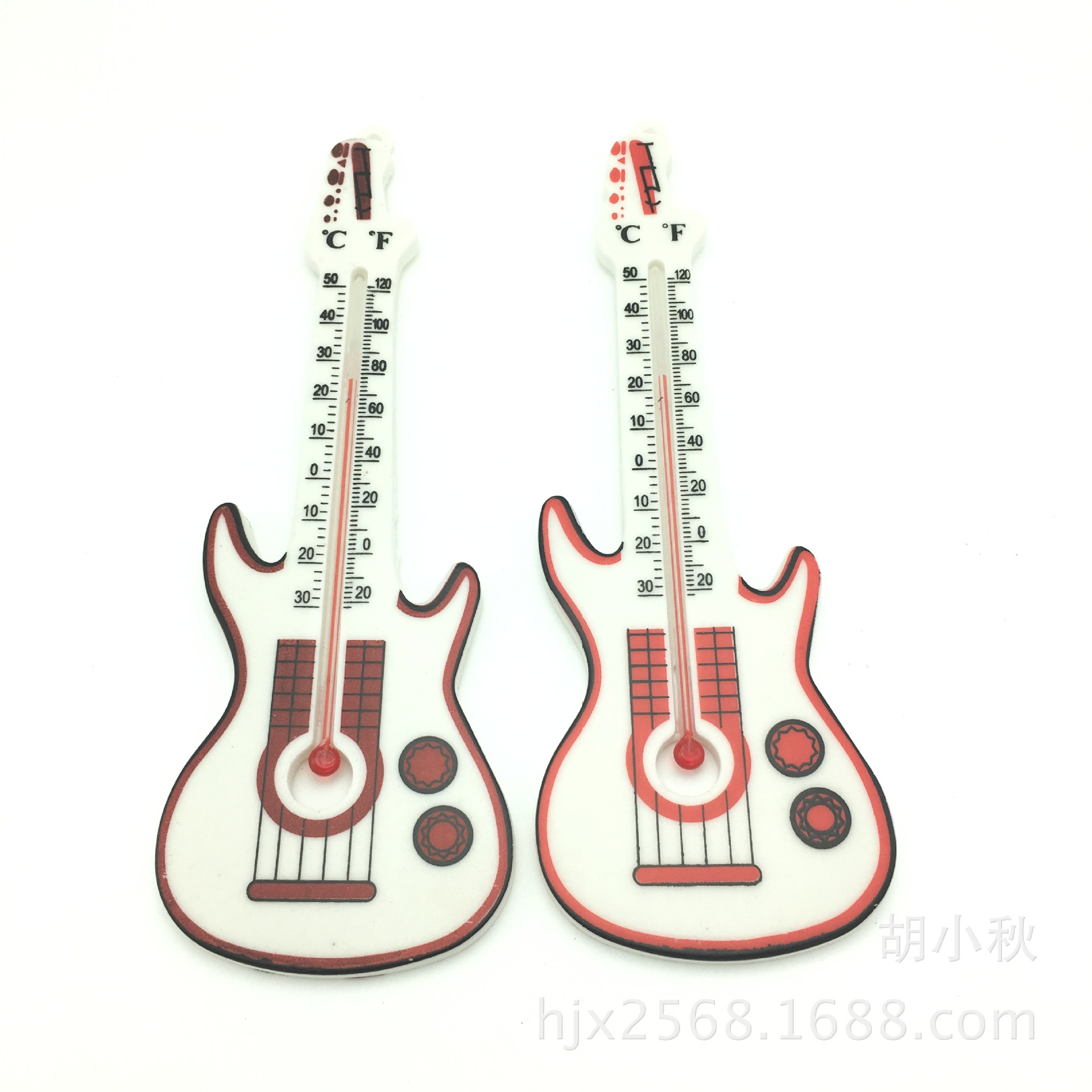 小吉他温度计