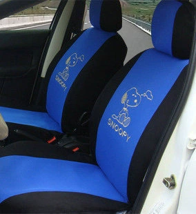 Universal seat cover sail Alto all-inclusive breathable electric - snoopy-black-and-blue-universal