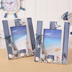 5.6-inch Purple Mediterranean Frame Wooden Living Room Bedroom Bedside Simple Frame Home Decor Manufacturer