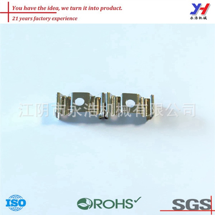 自定义的金属冲压橡胶内衬管夹