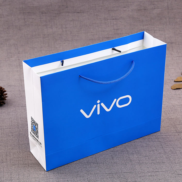 定做 创意展会手提袋 纸制广告手提袋  白卡纸袋印制logo厂家直销