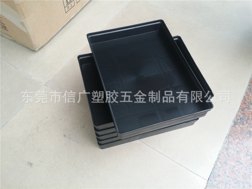 专业生产20多种规格塑料盘子 电阻阻值稳定防静电方盘 电子专用盆
