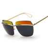 Factory wholesale authentic Metallic two -color lady sunglasses driver mirror driver mirror polarized sunglasses 2395