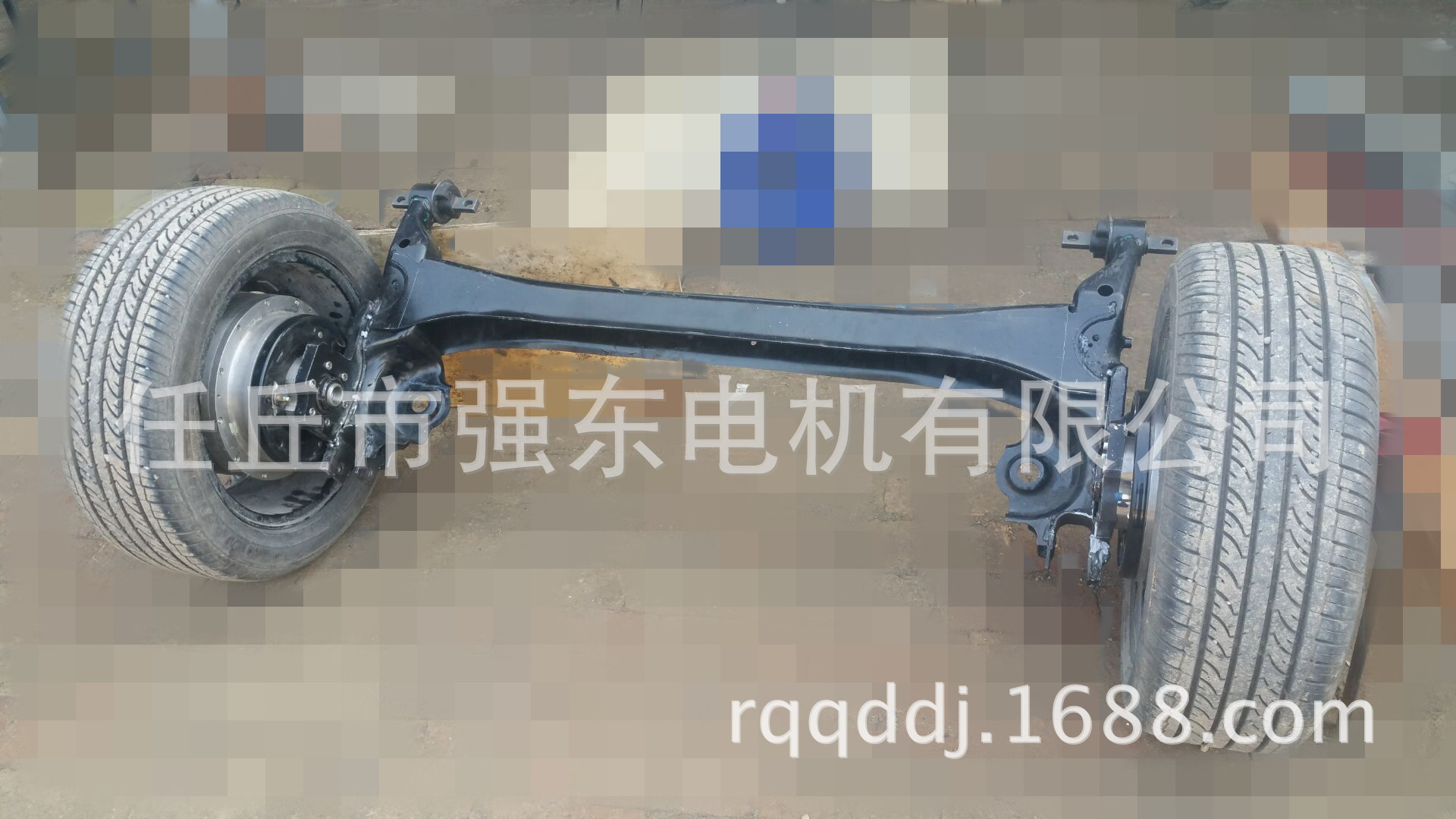 轮毂电机后桥悬挂