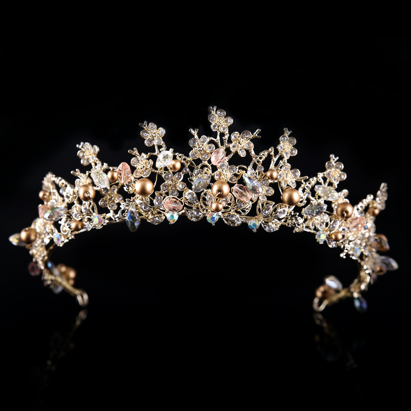 Hairpin hair clip hair accessories for women Baroque crown wedding ornament