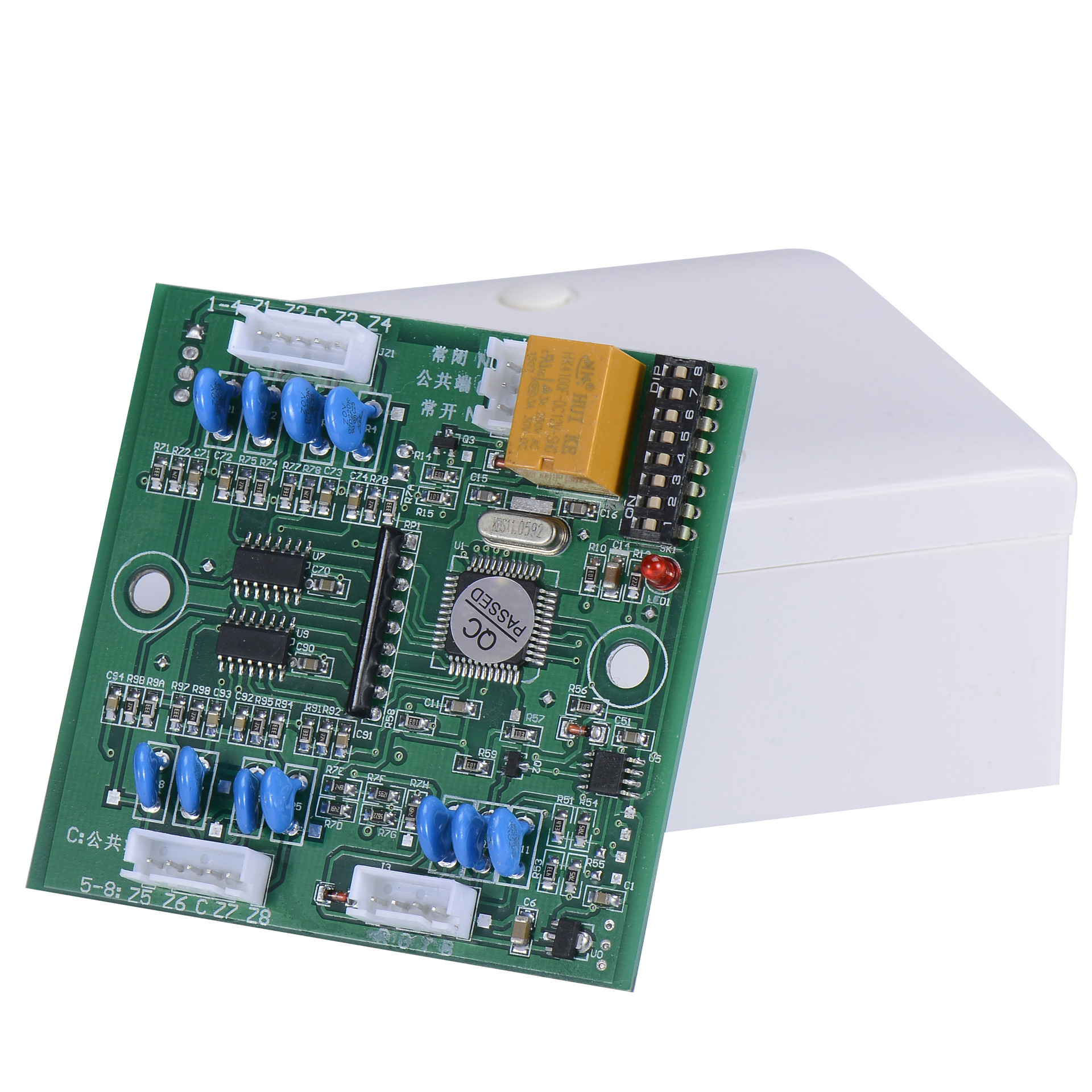 厂家直销 总线报警器地址模块  总线防盗报警主机八防区地址模块