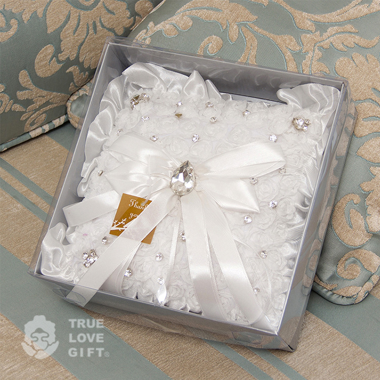 外贸婚庆戒枕 婚礼欧式戒指盒 速卖通爆款戒枕批发结婚求婚特价