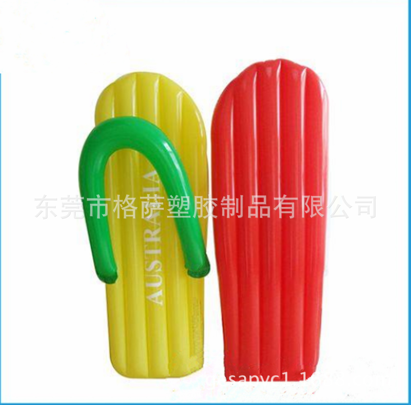 Ecological inflatable slippers PVC