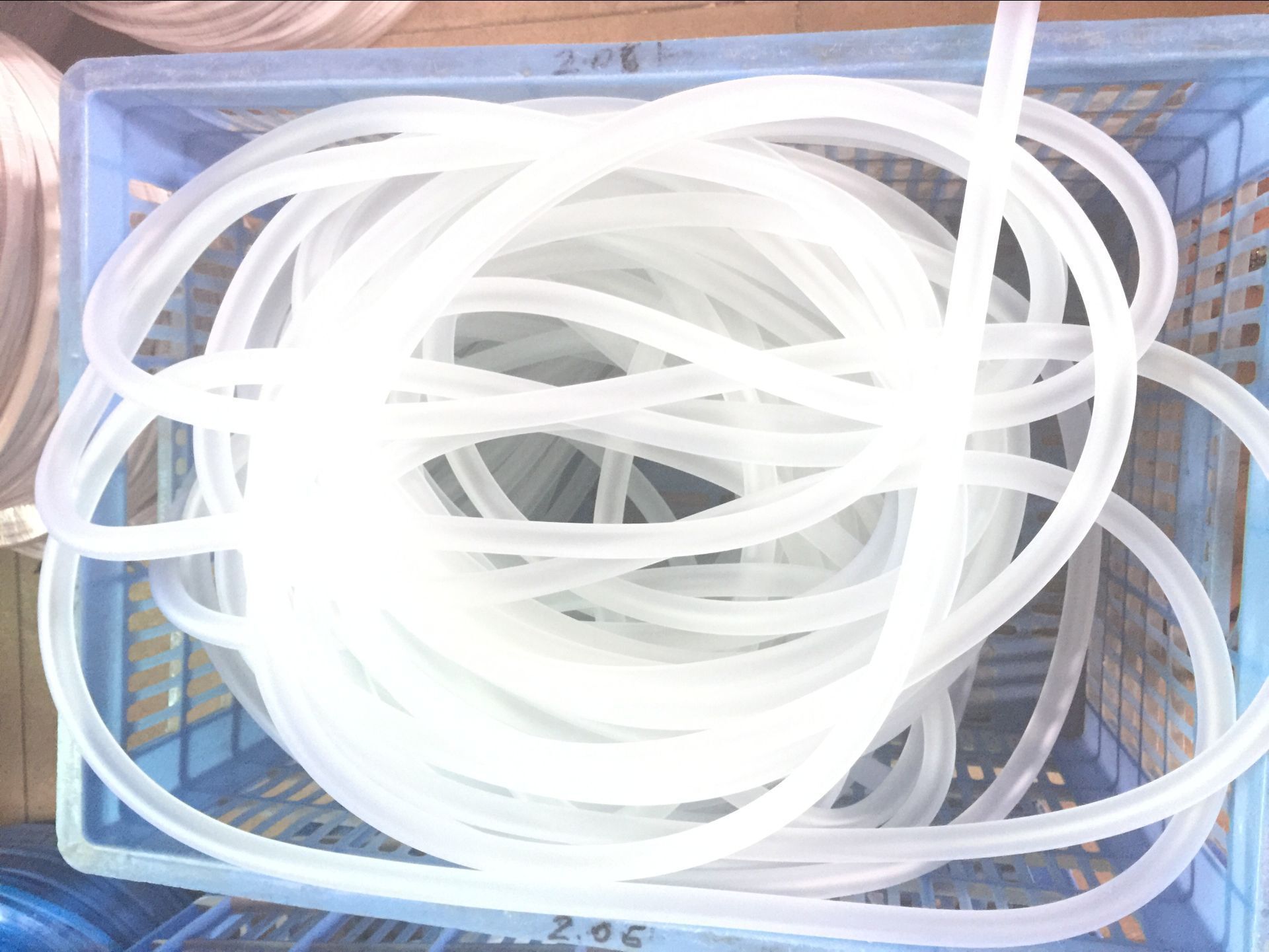 PVC透明软管  PVC胶喉 耐寒防冻软塑料管 仿硅胶磨沙面胶管胶条