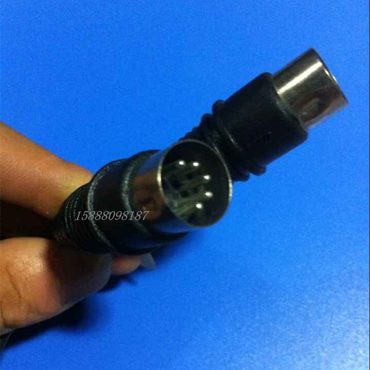 厂家定做弹簧线8芯PU螺旋电缆线 弹弓线5芯直头大d头电源线