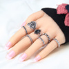 Fashionable set, ring, European style, with gem, ebay