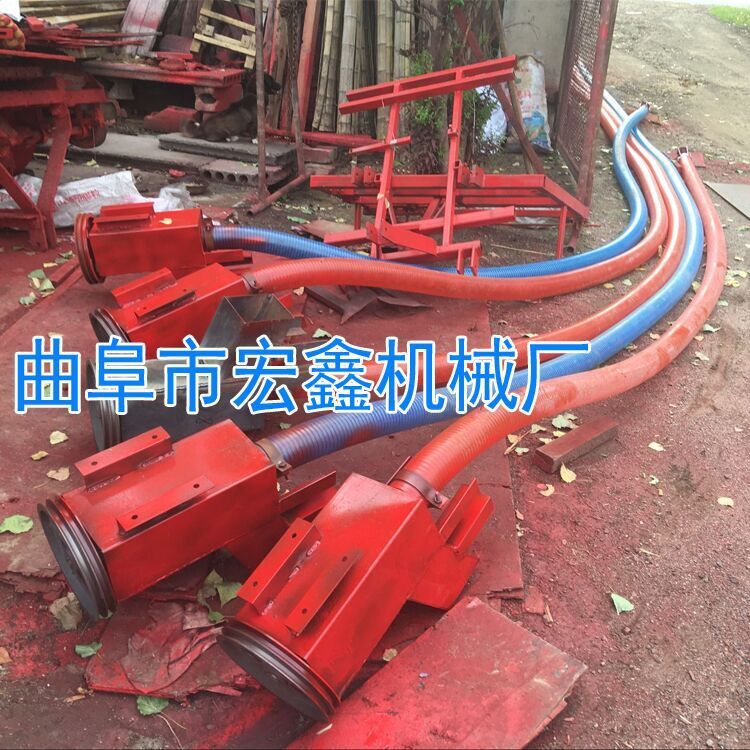 颗粒自动灌装机 加厚软管式收粮食机 家用悬挂电粮食上料机