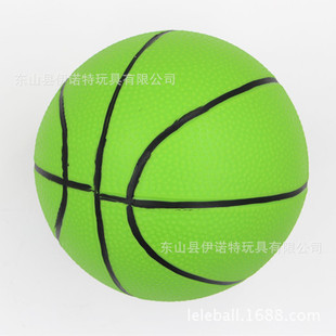 Naughty Castle 4inch Inflatable Basketball Toy Ball P Material Kidsren's Teaching Materials Supplies Diameter 10cm Thickeneded Small Leather Ball