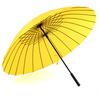 Wholesale 24 Bone straight handle super large windproof long -handle straight rod umbrella business ad