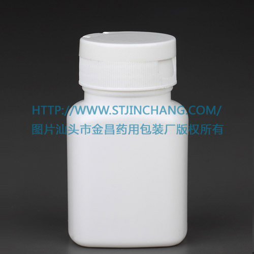 90ml药用塑料瓶 口服固体药瓶 方形塑料瓶 塑料瓶分装瓶 厂家直销