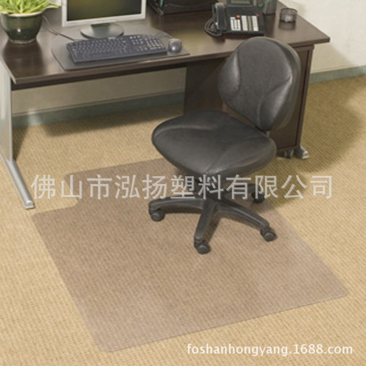 PVC办公椅子垫透明 保护地毯转轮子椅垫,15年出口经验