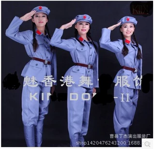 成人男女款八路军演出服红军服抗战革命解放服装红卫兵服舞蹈军装