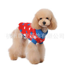 2016爆款宠物服装 可爱斑点狗狗服  多色狗狗毛衣 厂家批发