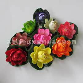 假荷花水池装饰假花  仿真荷花 仿真逼真10CM