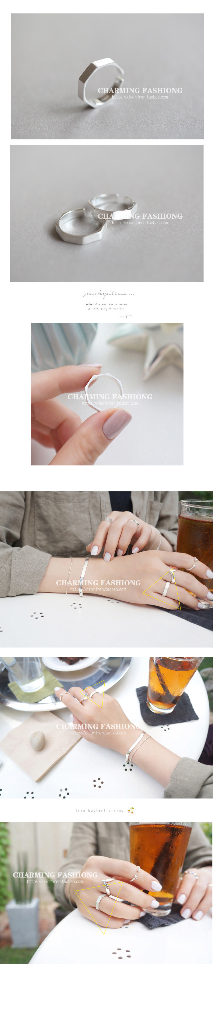 Fashion Geometric Opening Adjustable Ring Wholesale display picture 2