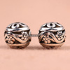 Fashionable metal round beads, Bodhi rosary, pendant, accessory, Korean style