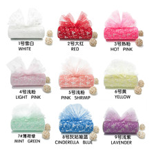 清仓特价特密美国网纱卷包邮AAK婚庆派对用品童装网纱网布植绒纱