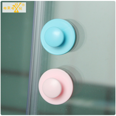 2020 Plastic Blue powder Door Handle drawer handle handle Door Handle invisible Door Handle double faced adhesive tape