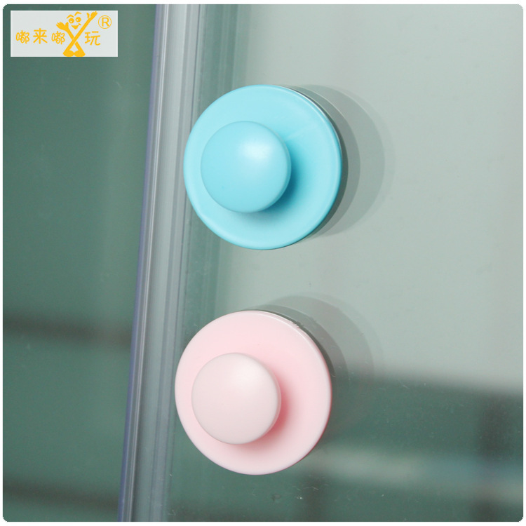2020 Plastic Blue powder Door Handle drawer handle handle Door Handle invisible Door Handle double faced adhesive tape