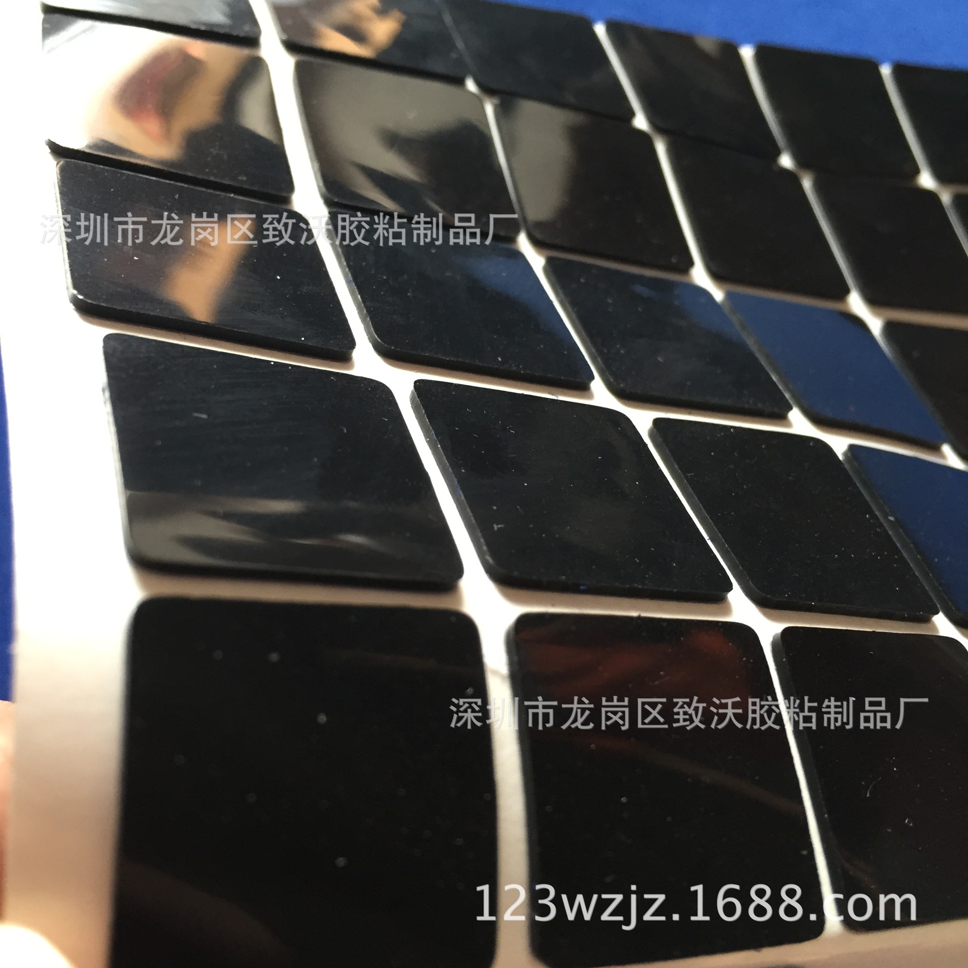 黑色 透明单面 双面PU可移胶 无痕水洗胶 超粘挂钩胶 PE泡棉海绵