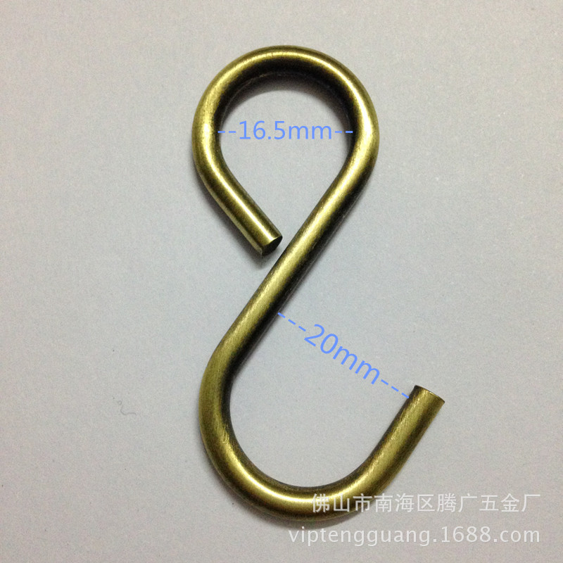 自产S钩 S型 挂钩  S形窗帘挂钩 多用途 多款式  厨房挂勾 单挂钩