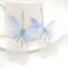 Nami jewelry source manufacturer Fantasy tulle butterfly earrings Ancient wind fairy butterfly dragonfly wings earrings