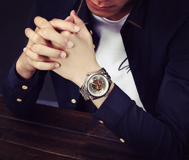 Masculine Design Waterproof Watch