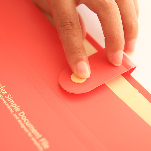 Korean stationery 8-fold folder A4 folder PP file storage folder test paper classification accordion bag wholesale