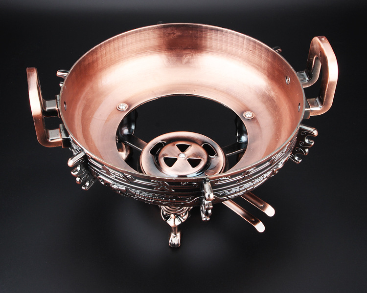 厂家直销中华鼎不锈钢酒精干锅炉，酒店用品固体酒精炉小火锅