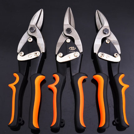 铬钒钢10寸航空剪铁皮剪剪钢丝铁皮龙骨剪刀剪不锈钢板工具