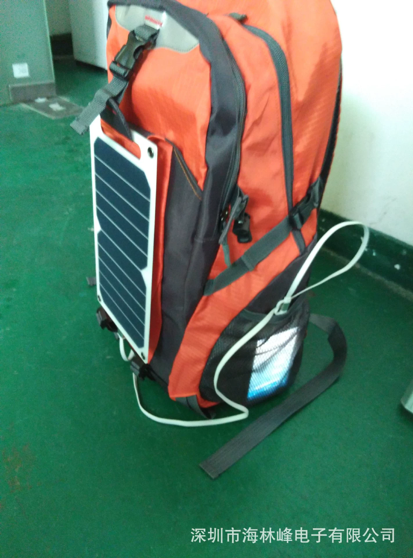 Mobile phone solar-powered for camping charging, charger
