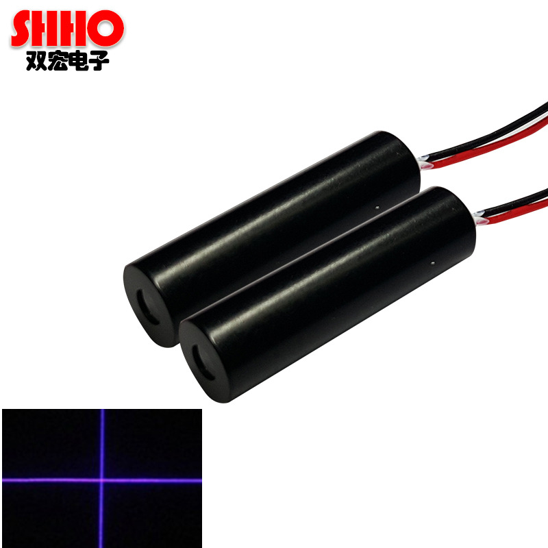 450nm100mw蓝色十字激光模组镭射激光发射管细胞扫描原装