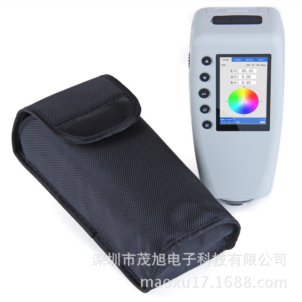威福【WR18】手提便携式色差计测色仪 皮革金属纺织色彩测试计