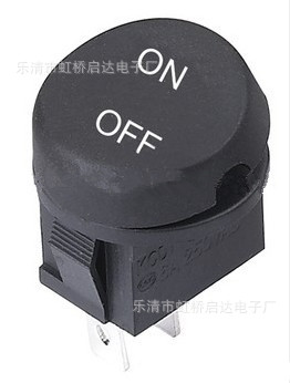 厂家直蘑菇头圆形销开关上园下方，船型开关，翘板开关，船行开关