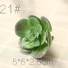 Simulation succulent plant wholesale small succulent prefecture fake green plant wall room interior and exterior decorative combinations of velvet implanted flesh