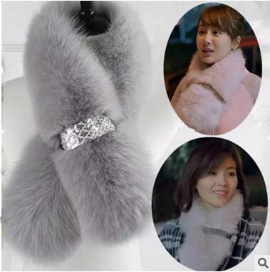 Cross-border special Ode to joy Andy Same item Fox Scarf winter Fur imitation Collar Shawl Mao collar