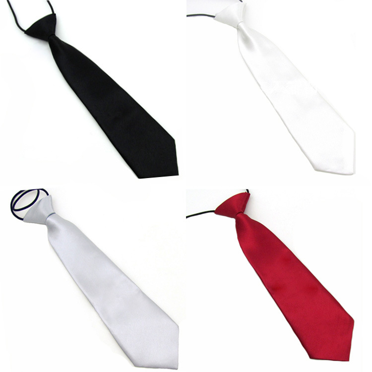 Solid Easy draw Polyester business affairs marry leisure time formal wear necktie Can wholesale Manufactor Direct selling