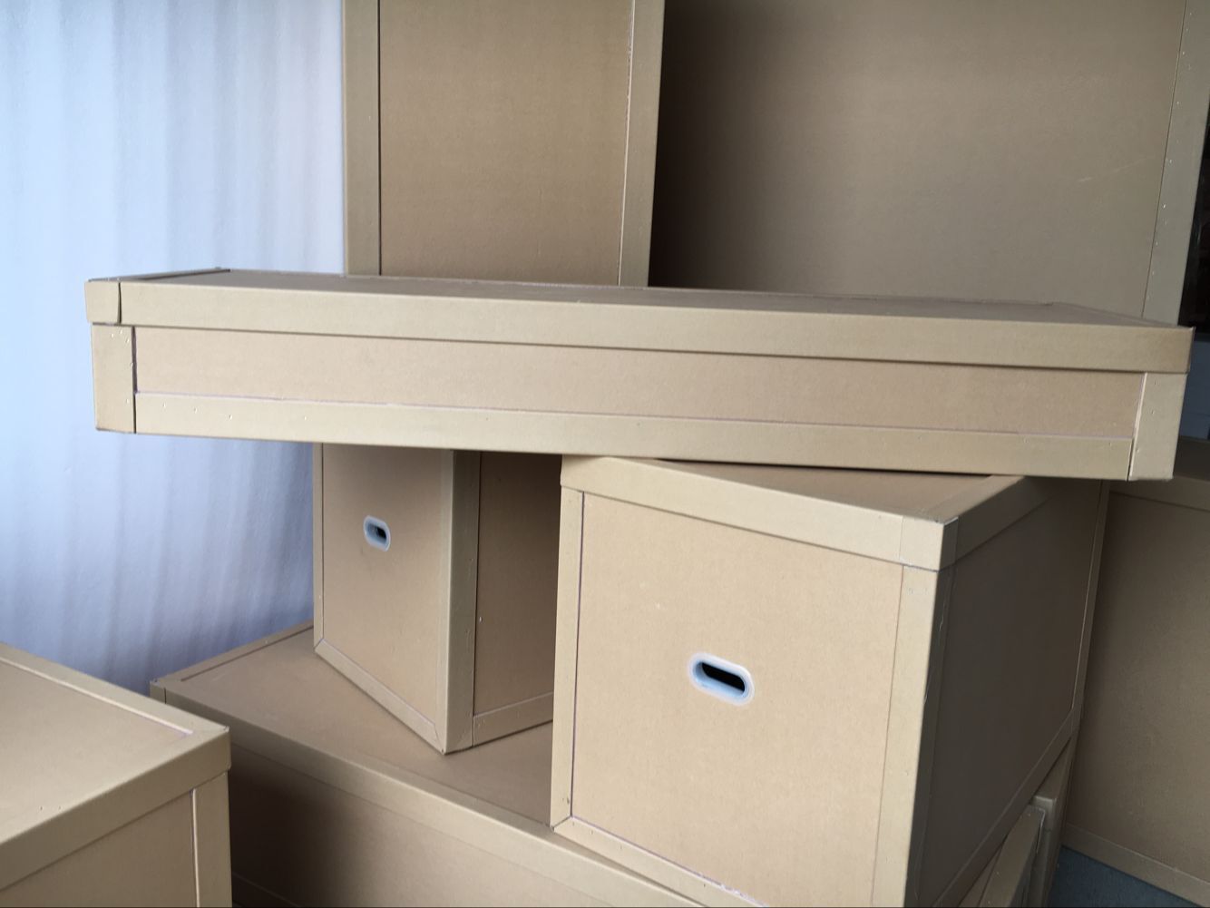 广州市蜂窝纸箱厂供应蜂窝纸箱 打包搬家 蜂窝纸板加纸护角