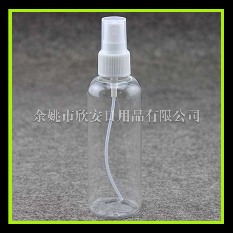 加厚喷瓶100ml 按压喷瓶 pet透明喷雾瓶 化妆水分装瓶 纯露塑料瓶