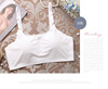 Silk wireless bra, top with cups, tank top, bra top, lifting effect