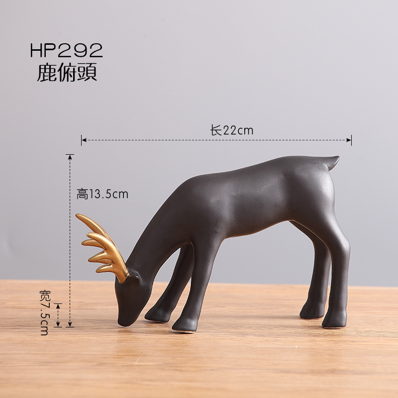 Decoración del hogar nórdico alce nórdico salón TV gabinete creativo regalo de boda al por mayor