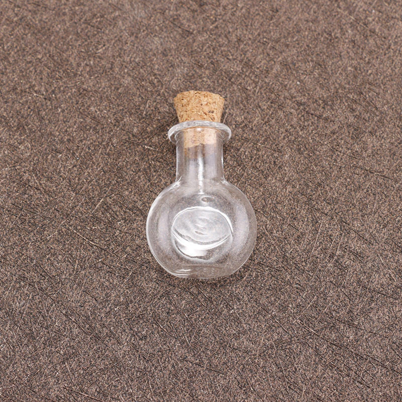 5g Weight Ornaments Jewelry Making Type 2.5-3CM Jewelry Making Size Drift bottle Classification 1 Piece Quantity Wooden plug, Glass Material Geometric Pattern Simple Style Style 1 Piece 2.5-3CM Wooden Plug Glass Geometric Drift Bottle 40